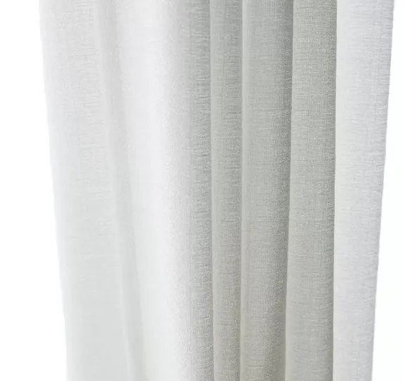 Linen Texture Sheer Curtain Fabric
