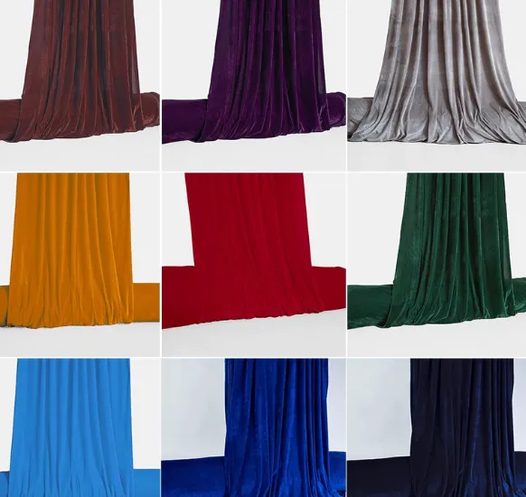 Heavy Duty IFR Velvet Stage Curtain Fabric - NFPA 701