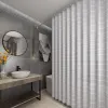 Thickened Gray Shower Curtain