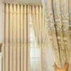 Printed Floral Home Curtain Fabric