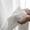 Linen Texture Sheer Curtain Fabric