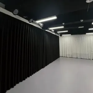 Black Commando Cloth Stage Fabric